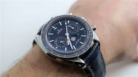 omega speedmaster moonphase on wrist|omega 304.33.44.52.03.001.